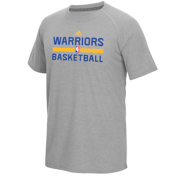NBA Men Golden State Warriors adidas OnCourt climalite Ultimate TShirt Gray